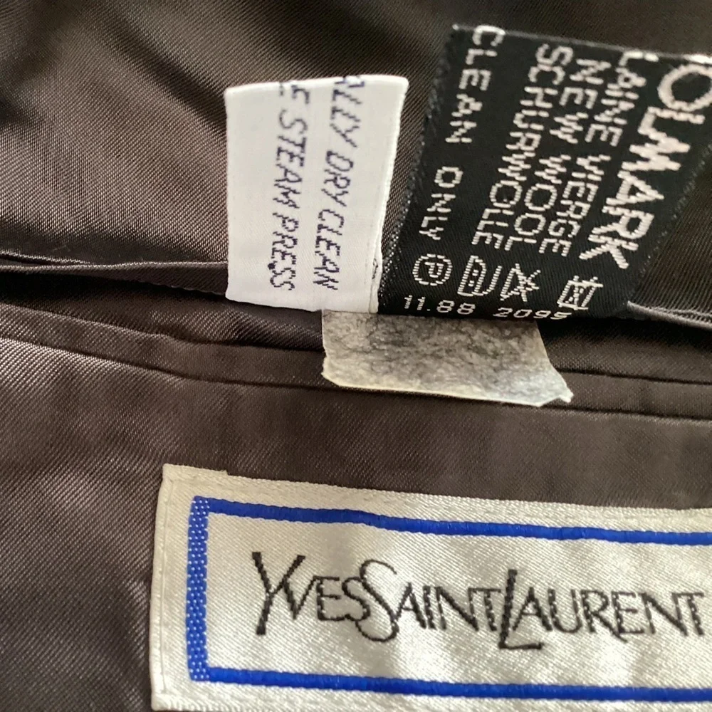 Yves Saint Laurent wool single Breasted Blazer